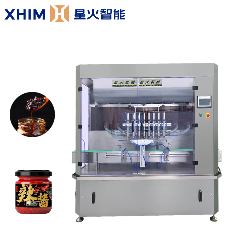 全自動(dòng)醬料灌裝生產(chǎn)線視頻